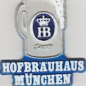 Hofbrauhaus Munchen souvenir magnet for refrigerator, locker, etc